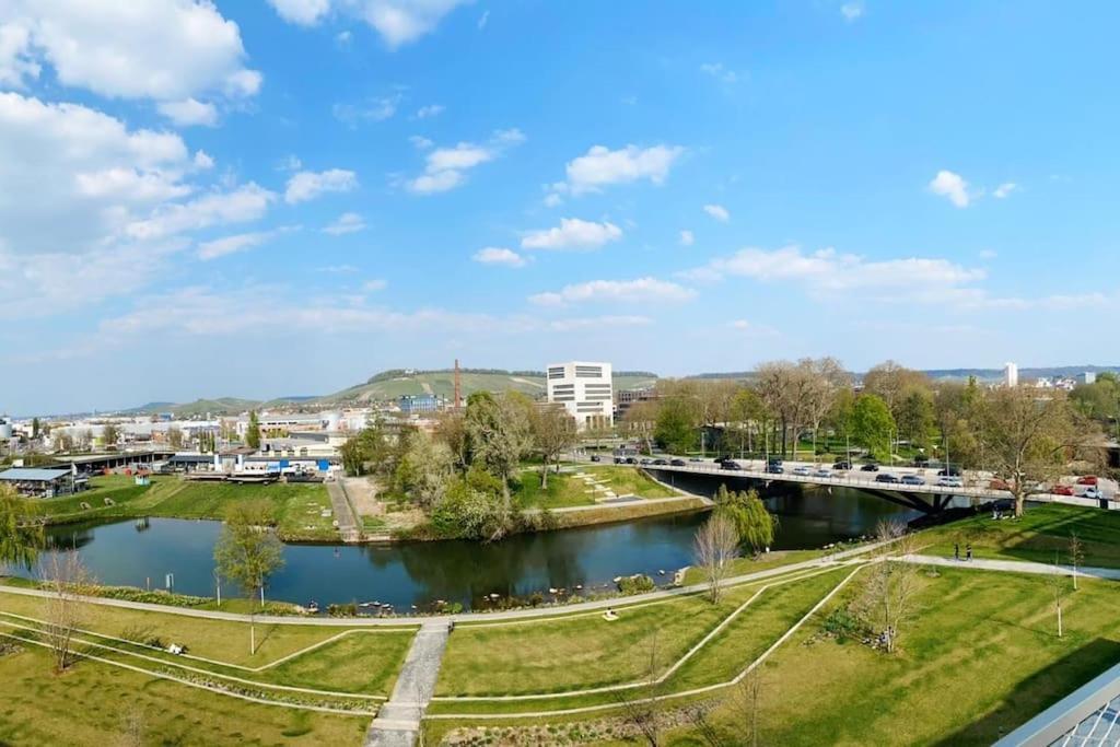 Apartment Schickes 2-zi-apartment Am Neckarufer Buga-park Mit Tg-stellplatz